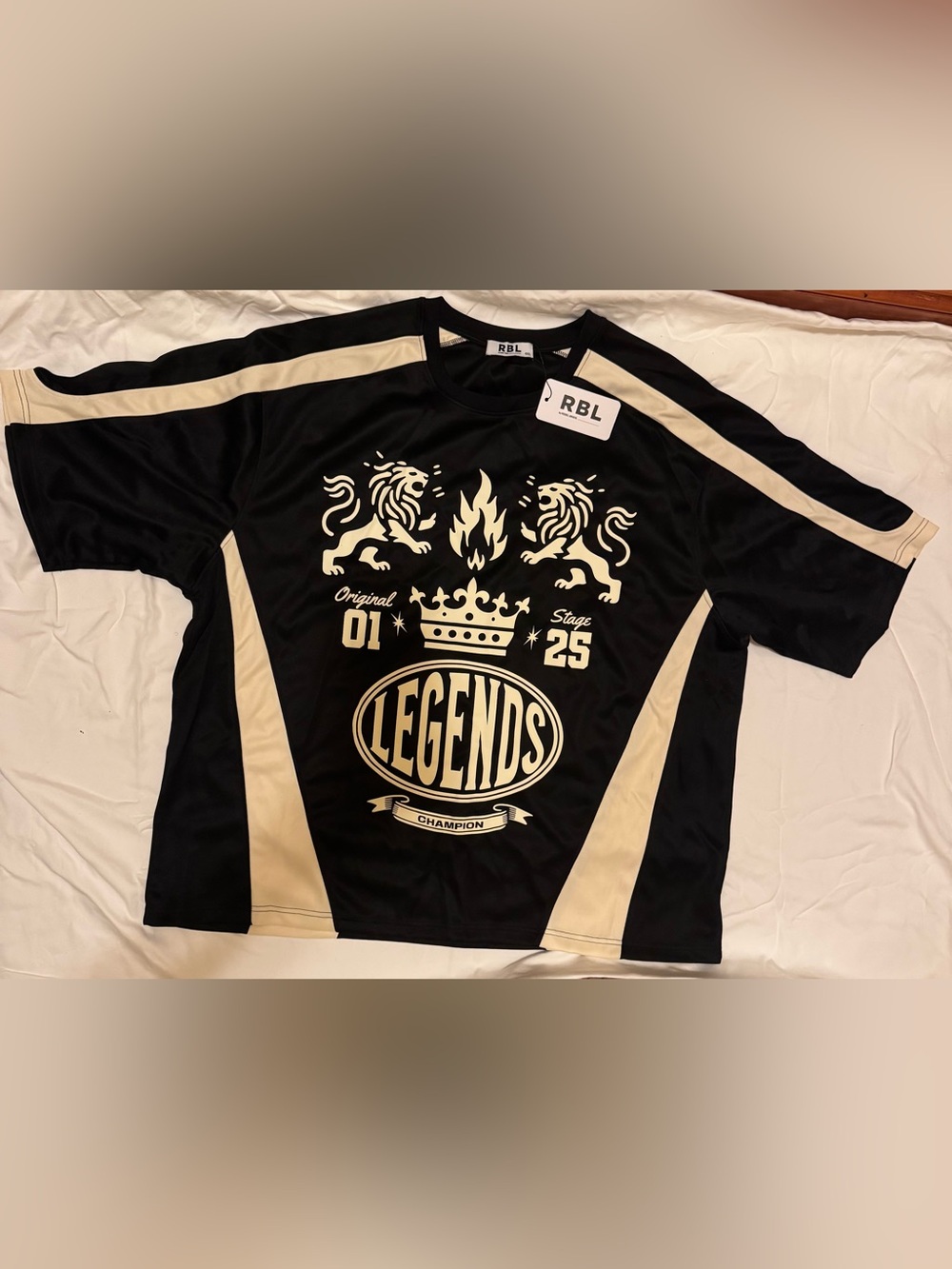 RBL Legends Paradise Black & White Shirt 4XL
